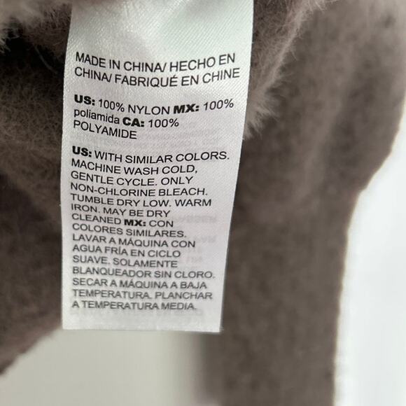 Chicos‎ Boucle Knit Sweater Womens Size 0 US S Taupe Brown Long Sleeve Pullover - Picture 4 of 4